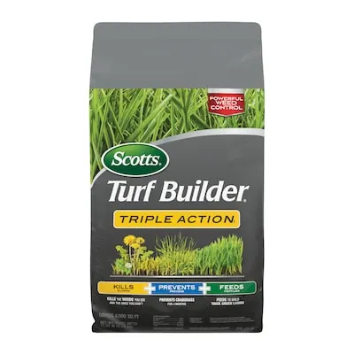 Turf Builder Triple Action1 33.94-lb 12000-sq ft 25-0-2 Weed Feed Fertilizer