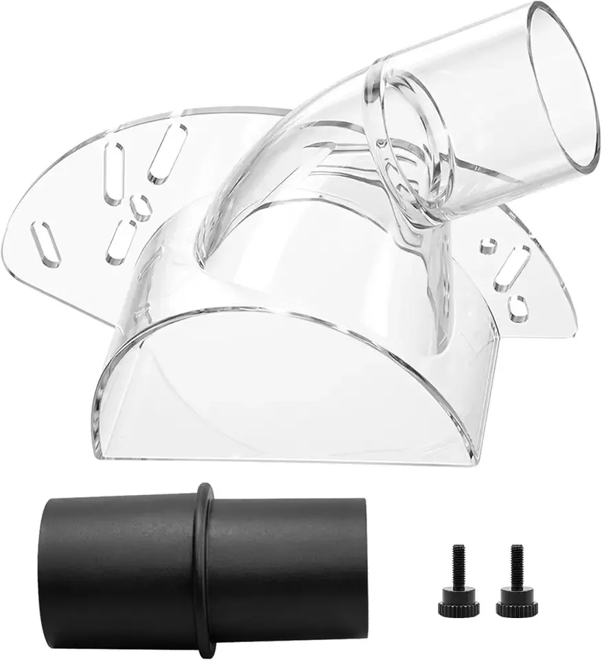 RA1175 Edge Forming Dust Extraction Hood Fit for 1613AEVS 1617EVS Routers | Router Dust Collection Hood Adapter Fit for Bosch 1613/1617/1619 & Mr23 Series, with VAC002 Hose Adapter