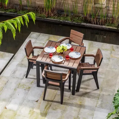 Comedor de Exterior Madeira 4 Personas