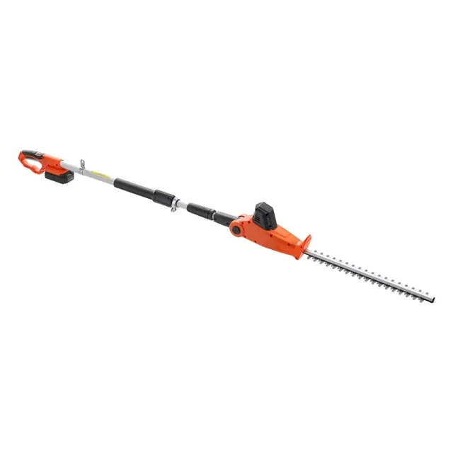 Tagliasiepi elettrico a batteria SucceBuy da 20 V, attrezzo a batteria per rami in altezza, lama a doppio taglio in acciaio da 457,2 mm