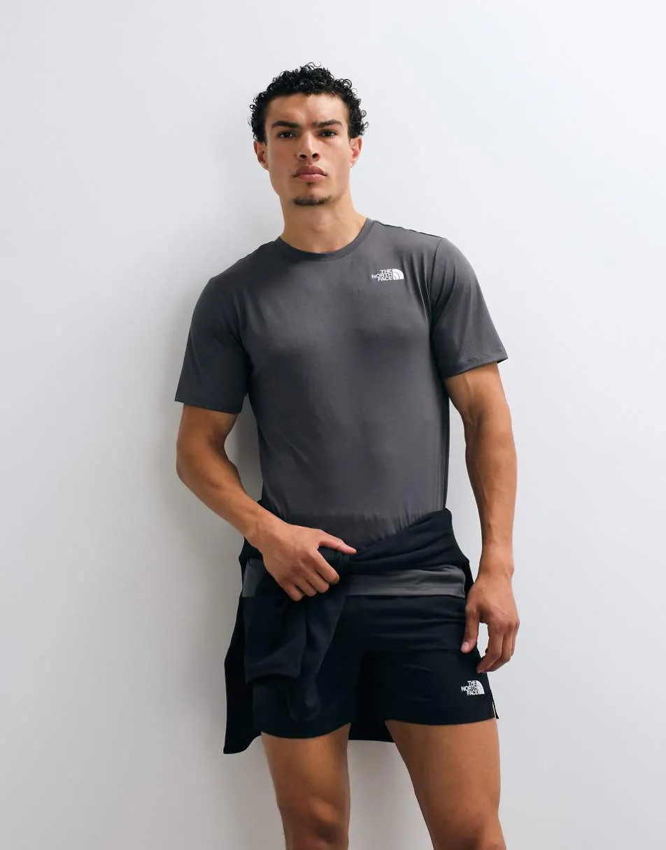 The North Face Training 24/7 logo t-shirt in grey