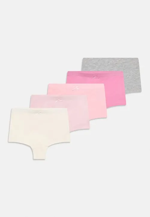 5 PACK - Briefs - mottled light grey/white/pink