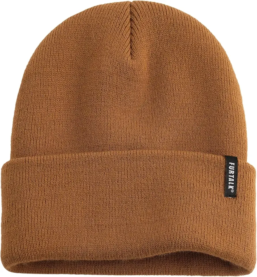 Beanie Hat for Men Women Winter Hats for Women Men Soft Warm Unisex Cuffed Beanie Knitted Skull Cap