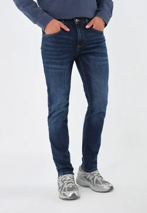 Jeans slim fit - dark blue denim