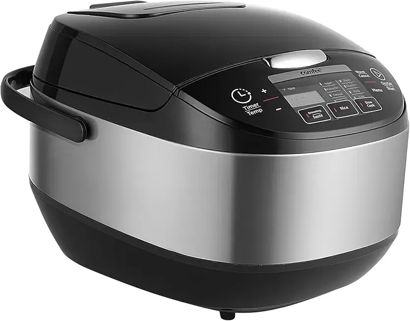COMFEE' Rice Cooker, Japanese Large Rice Cooker with Fuzzy Logic Technology, 11 Presets, 10 Cup Uncooked/20 Cup Cooked, Auto Keep Warm, 24-Hr Delay Timer