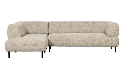 WOOOD Exclusive hoekbank Lloyd links grof geweven Lloyd hoekbank links grof geweven - Naturel
