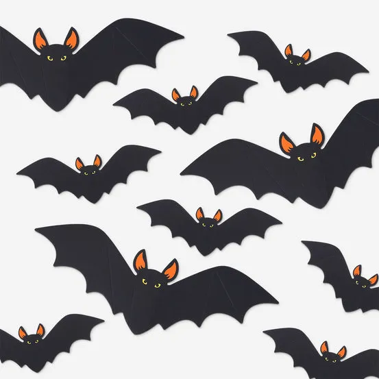 Decorative cardboard bats - 20 pcs