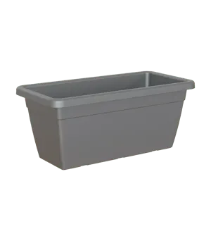 Fioriera VENEZIA XL ARTEVASI in polipropilene antracite H 40 cm L 46 x P 100 cm