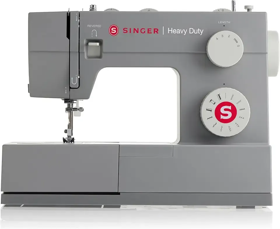 SINGER Heavy Duty 4411 High Speed Sewing Machine with Accessory Kit | Strong Motor With Enhanced Piercing Power, 69 Stitch Applications, Full Metal frame, 4-step Buttonhole & LED Light