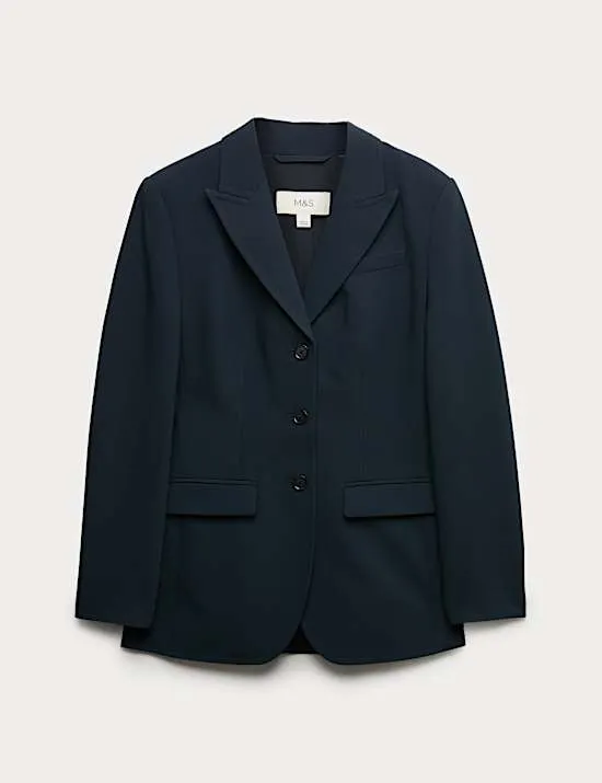 3 Button Cinched Single Breasted Blazer