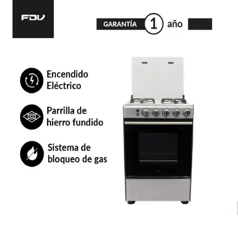 Cocina de pie FDV 4H 60CM GLP Class