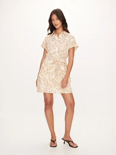 Renee Taha Printed Shirt Dress