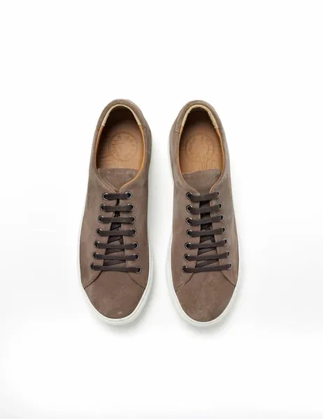 Herbert Suede Sneakers Iron Brown
