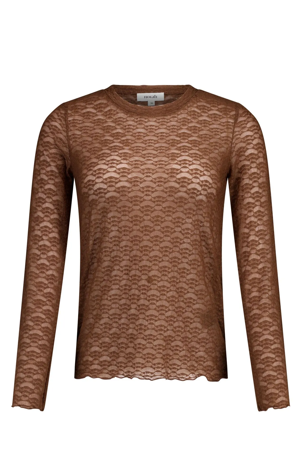 Bruine mesh top