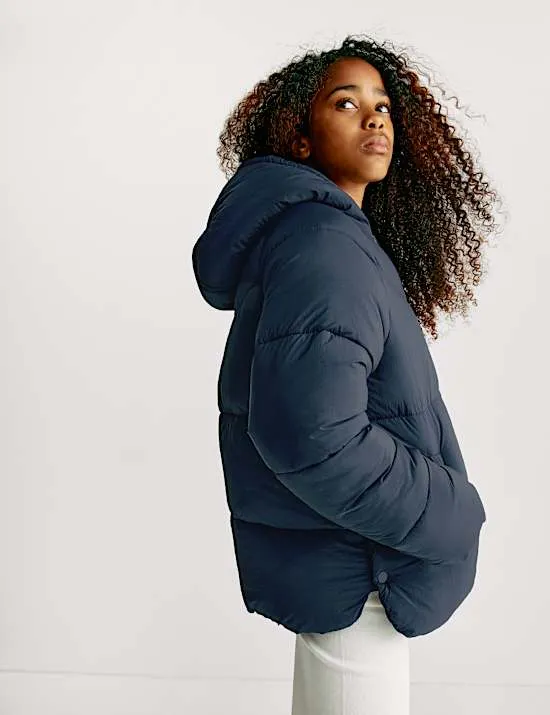 Midweight Padded Hooded Coat (6-16 Yrs)