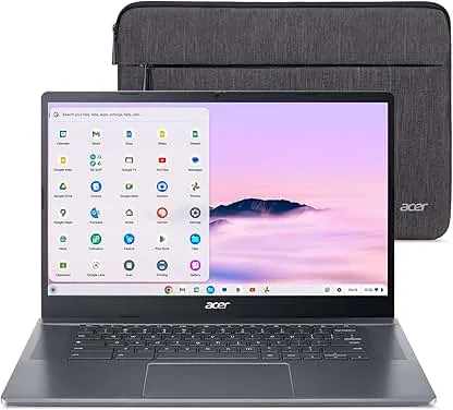 acer Chromebook Plus 515 Laptop with Google AI – 15.6" Full HD 1920 x 1080 IPS Touch Display | Intel Core i3-1305U | 8GB LPDDR5X | 256GB SSD | Wi-Fi 6E | FHD Camera | Chrome OS | CB515-2HT-33M4 acer Chromebook Plus 515 Laptop with Google AI – 15.6"…