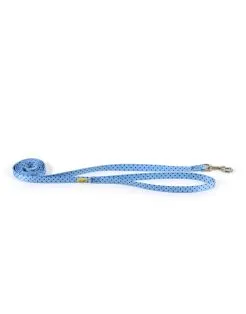 Goo-Eez Printed Leash - Dots - Riem - 152 cm Blauw
