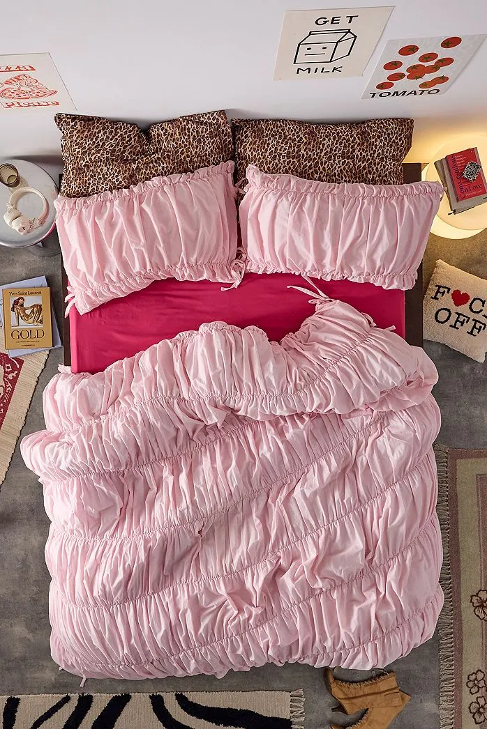 Set Copripiumino Arricciato