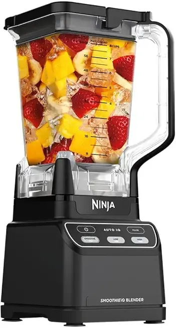 Ninja Professional Blender with Auto-iQ, 72oz Total Crushing Pitcher, 1400W Countertop Smoothie Maker CO750B (Renewed)