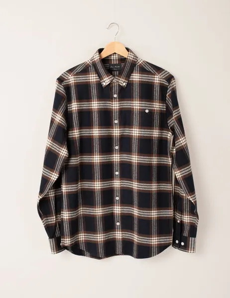 Jackson Check Shirt Chocolate Torte