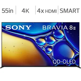 Sony 55" Class - BRAVIA 8 II Series - 4K HDR QD-OLED TV