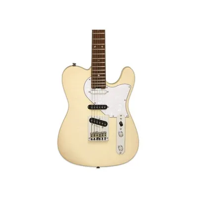 ARIA 615 MK2 - TE-STYLE ELEC GUITAR - MARBLE WHITE - ROASTED MAPLE NECK