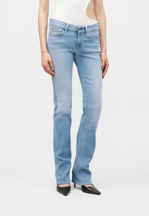 NEW LUZ - Jeans bootcut - lightblue