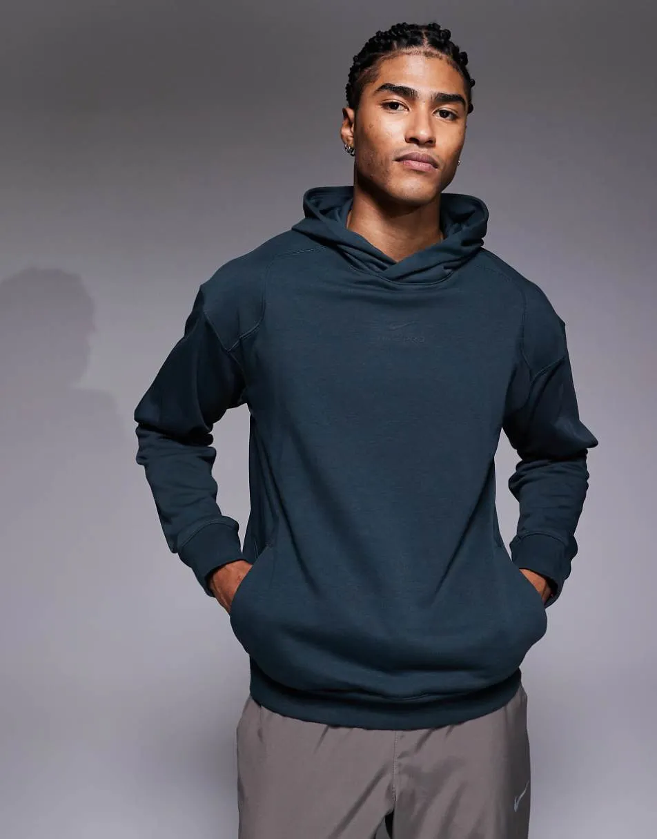 Nike Training Pro Dri-FIT hoodie in dark green