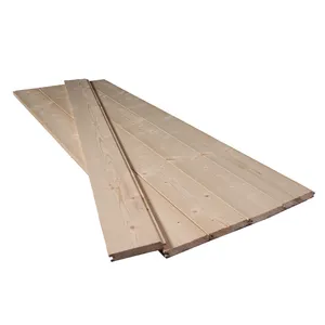 Perlina legno grezzo abete H 15 x L 200 cm Sp 20 mm, 5 pz 1.5 mq