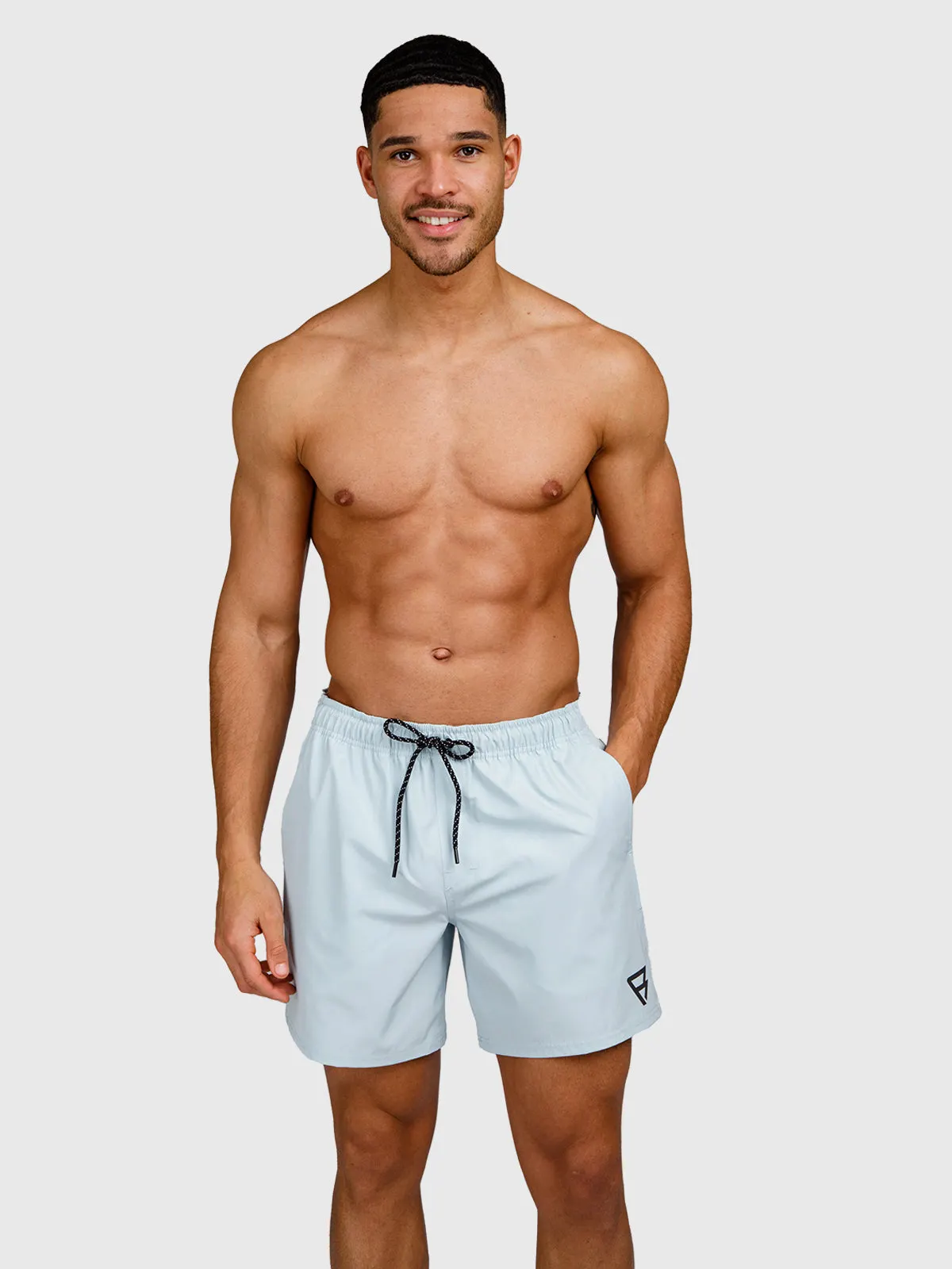 Bru-conic Men Swim Shorts | Mist