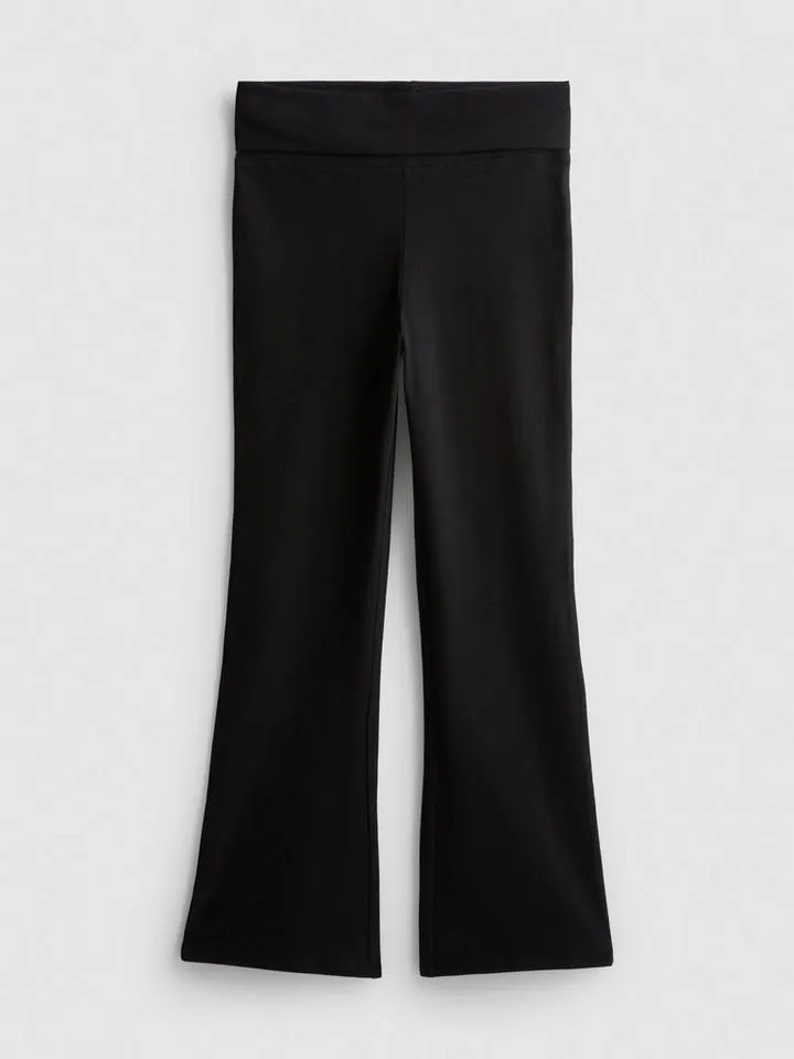 7–15 ans | Legging évasé en coton à taille repliée