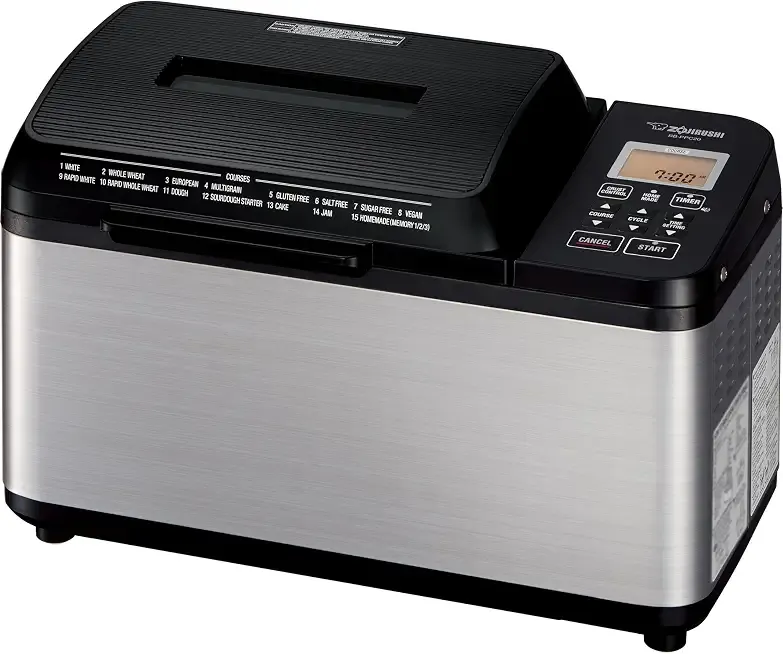 Zojirushi BB-PPC20BA Home Bakery Virtuoso Plus Breadmaker, PFAS Free