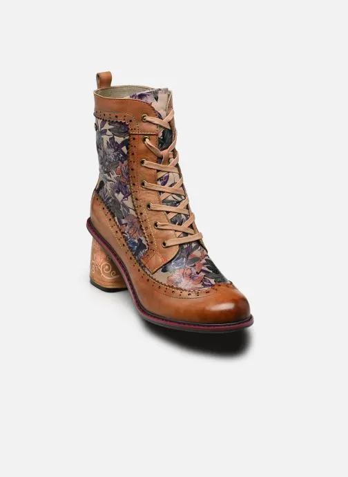 Enkellaarzen en boots EVCAO 81 dames bruin