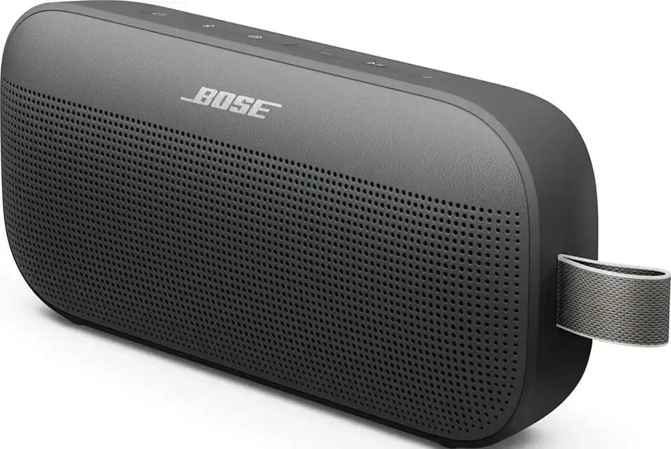SoundLink Flex Bluetooth Speaker (2nd Gen) - Portable Outdoor Speaker with Hi-Fi Audio, Waterproof and Dustproof, USB-C, Up to 12 Hours Battery Life, Black