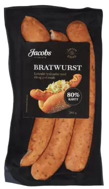 Bratwurst 80%