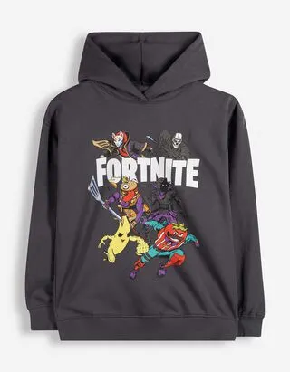 Felpa con cappuccio - Fortnite - Grigio scuro