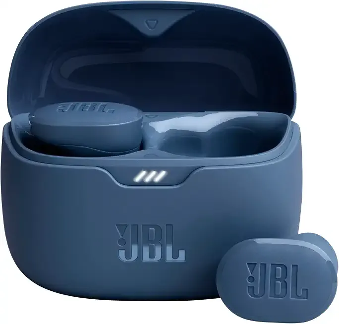Tune Buds - True wireless Noise Cancelling earbuds, JBL Pure Bass Sound, Bluetooth 5.3, 4-Mic technology for Crisp, Clear Calls, Up to 48 hours of battery life, Water and dust resistant (Blue)