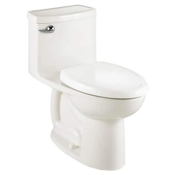 American Standard Compact Cadet 3-​FloWise Tall Height 1-​Piece 1.​28 GPF Single Flush Elongated Toilet in White, Seat Included