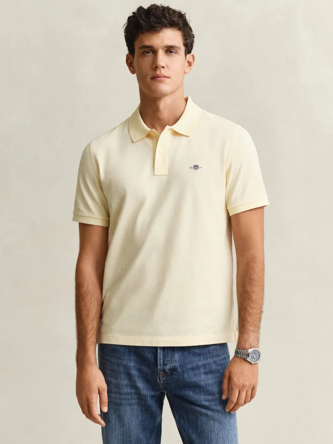 Reg Shield Ss Pique Polo