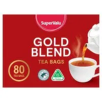 SuperValu Gold Blend Tea 80 Bags (232 g) Open Product Description