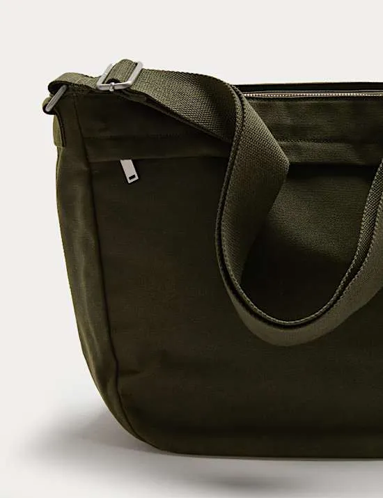 Canvas Cross Body Bag