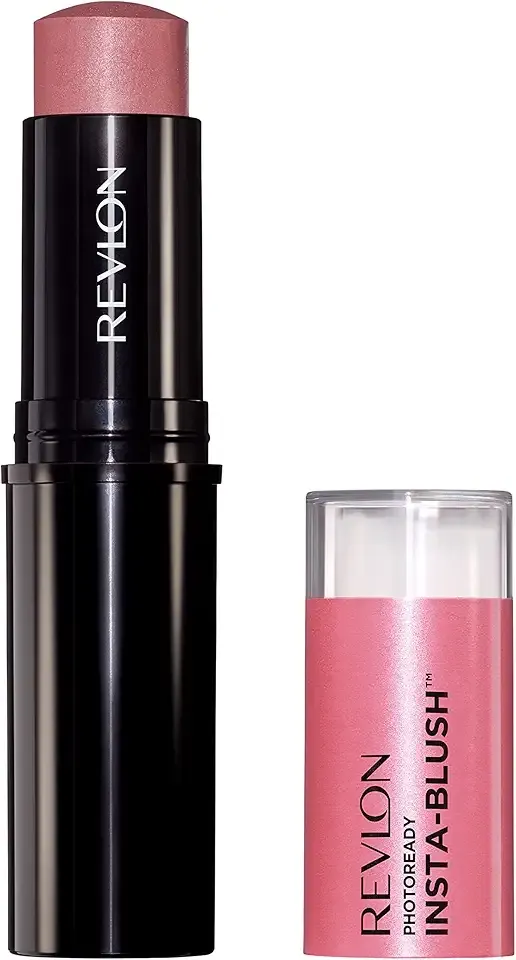 Revlon PhotoReady Insta-Blush Stick for Cheeks, Face Makeup with Cream to Powder Formula, High Impact Color, Moisturizing, Berry Kiss 320, 1.15 Oz