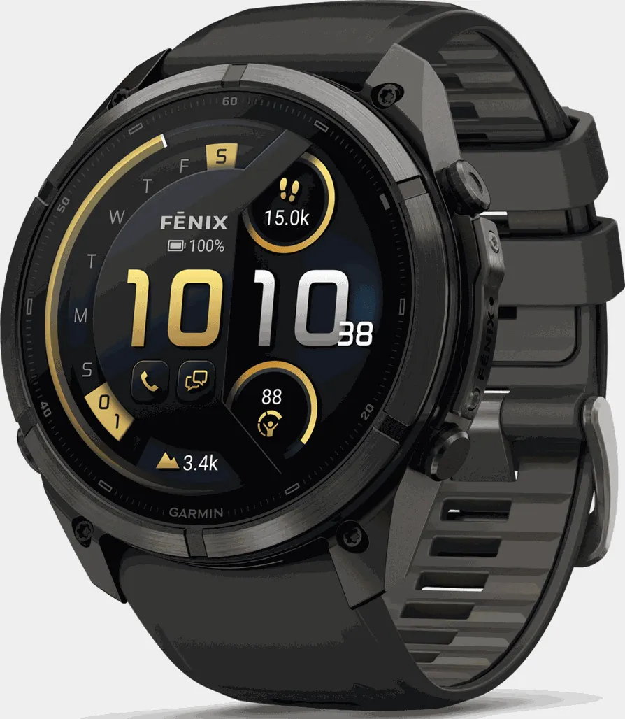 fenix 9 Pro 51mm Titanium, smartklokke - Svart