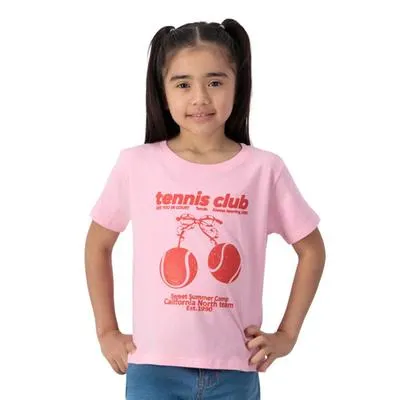 Playera Fantastic Niña Diseño Tennis Club