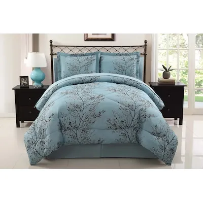 90x90 Queen 3-Piece Green Cotton Washed Duvet Cover Set