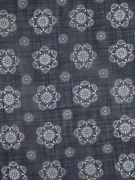 Bandana 70 x 70 cm Navy Pattern