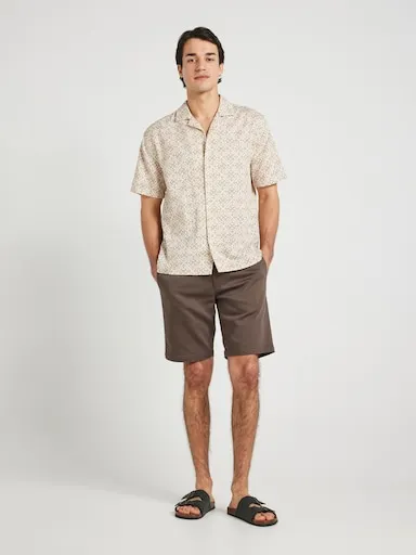 Just Jeans Printed Textured Shirt