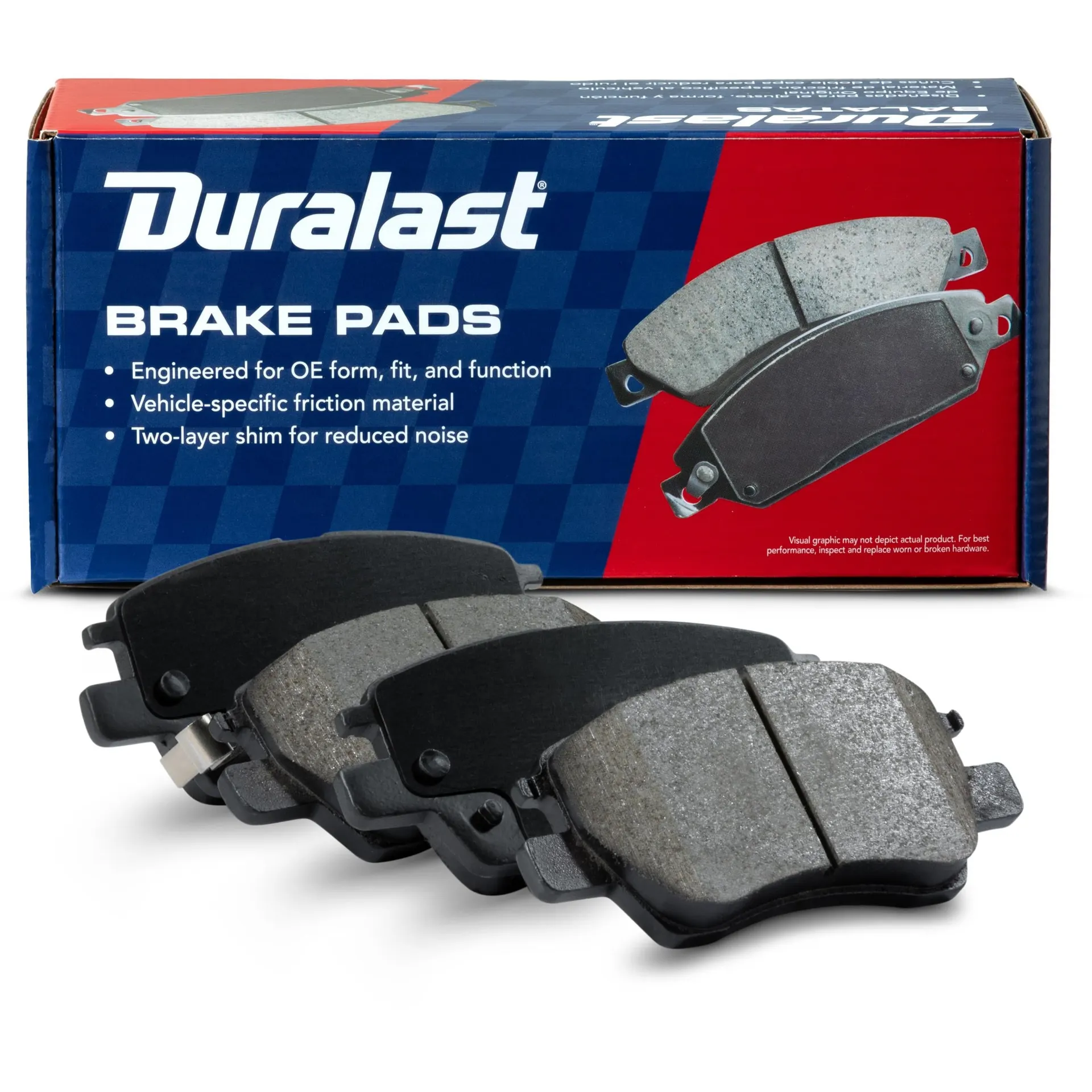 Duralast Ceramic Brake Pads D1844