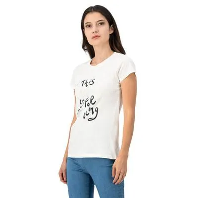 Playera Mxstaza Mujer Estampado Frontal This Life Is For Dancing
