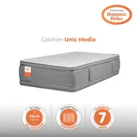 Colchón Sencillo Romance Relax Unic Medio 100X190X35